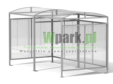 Wiata 09 AluPALEPA dach kolebkowy