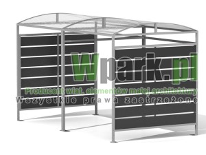 Wiata 10 AluPALEPA dach kolebkowy