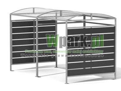 Wiata 10 AluPALEPA dach kolebkowy