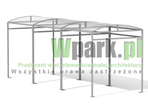 Wiata 11 AluPALEPA dach kolebkowy