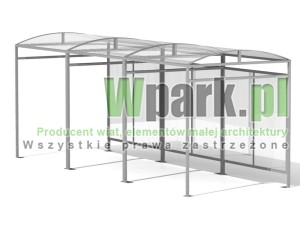 Wiata 12 AluPALEPA dach kolebkowy