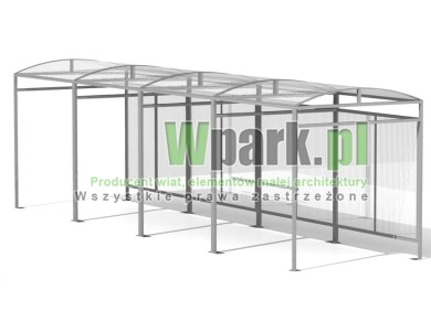 Wiata 14 AluPALEPA dach kolebkowy