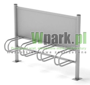 Stojak  rowerowy aluminiowy na 4 stanowiska (kod:3060/4R/A/PW)