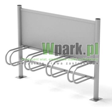 Stojak  rowerowy aluminiowy na 4 stanowiska (kod:3060/4R/A/PW)