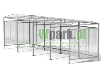 Wiata 15 AluPALEPA dach kolebkowy