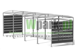 Wiata 16 AluPALEPA dach kolebkowy