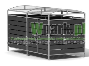 Wiata 18 AluPALEPA dach kolebkowy