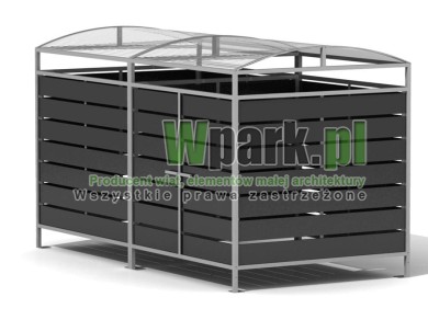 Wiata 18 AluPALEPA dach kolebkowy