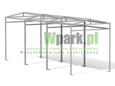 Wiata 11 AluPALEPA dach dwa spady