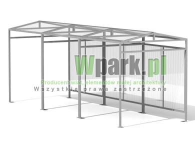 Wiata 12 AluPALEPA dach dwa spady