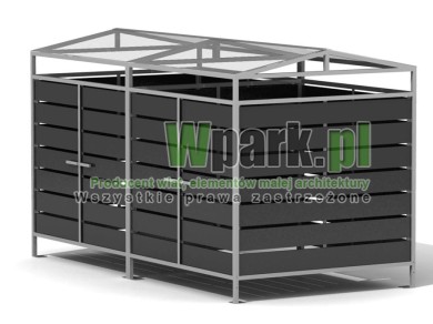 Wiata 18 AluPALEPA dach dwa spady