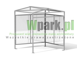 Wiata 03 AluPALEPA dach dwa spady