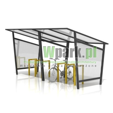 Wiata na rowery SWED 01 - na 12 rowerów