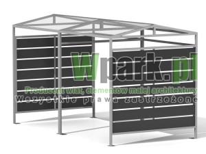 Wiata 10 AluPALEPA dach dwa spady