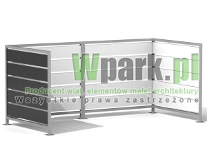 Osłona śmietnikowa AluBOKS 02