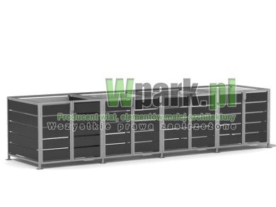 Osłona śmietnikowa AluBOKS 08