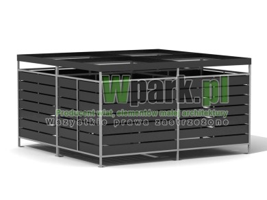 Wiata 05 aluminiowa 4000 mm na 4000 mm