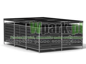 Wiata 06 aluminiowa 4000 mm na 6000 mm