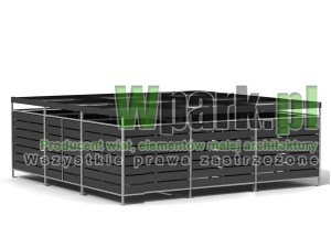 Wiata 08 aluminiowa 6000 mm na 6000 mm