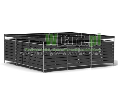 Wiata 08 aluminiowa 6000 mm na 6000 mm