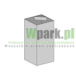 Wyciągany pojemnik synkowany do Kosza PARK 02 drewno 40 L