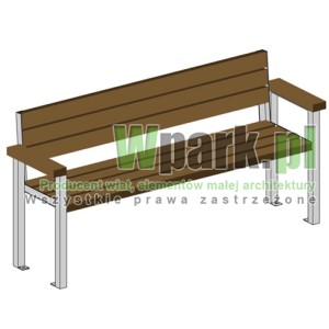 Ławka MODE AluPALEPA 03