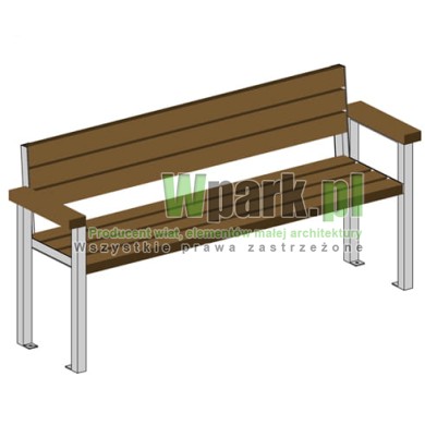 Ławka MODE AluPALEPA 03