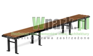 Ławka PUZL 02 drewno dł siedziska 3600 mm