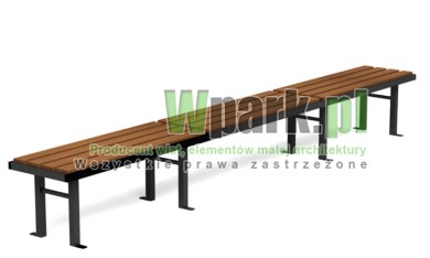 Ławka PUZL 02 drewno dł siedziska 3600 mm