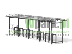 Wiata na rowery HAPE 04 - na 24 rowery