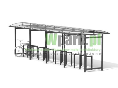 Wiata na rowery HAPE 04 - na 24 rowery