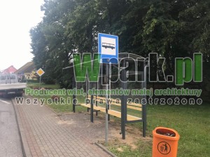 Przystanek HAPE 12 ściany szkło w cenie kosz