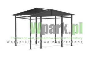 Wiata śmietnikowa TRIO 01 konstrukcja nośna