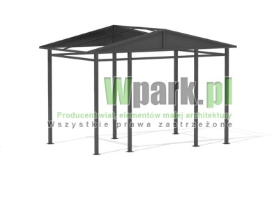 Wiata śmietnikowa TRIO 01 konstrukcja nośna