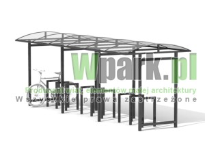 Wiata na rowery HAPE 03 - na 18 rowerów