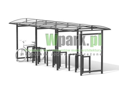 Wiata na rowery HAPE 03 - na 18 rowerów