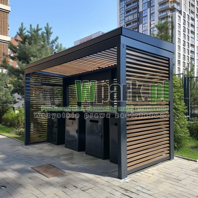 Wiata śmietnikowa ESKA