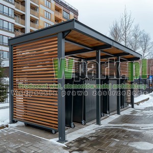 Wiata śmietnikowa PELA