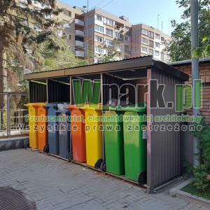 Wiata śmietnikowa SANE