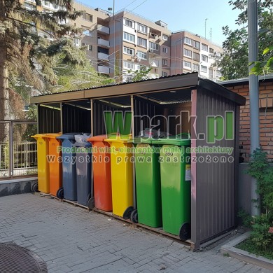 Wiata śmietnikowa SANE