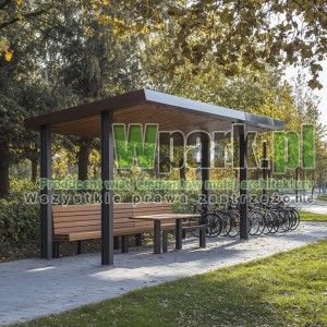Miejsce odpoczynku rowerzystów / altana 01