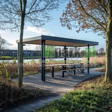 Miejsce odpoczynku rowerzystów / altana 02