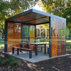 Miejsce odpoczynku rowerzystów / altana 04