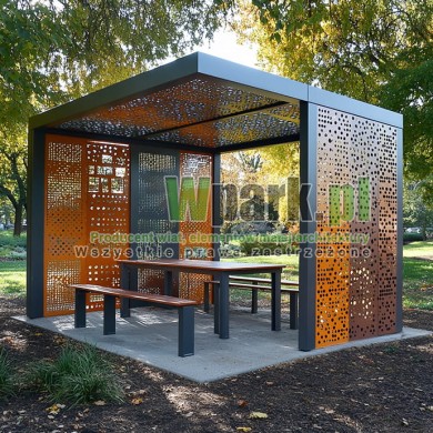 Miejsce odpoczynku rowerzystów / altana 04