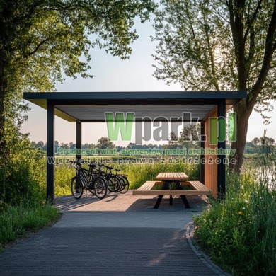 Miejsce odpoczynku rowerzystów / altana 06