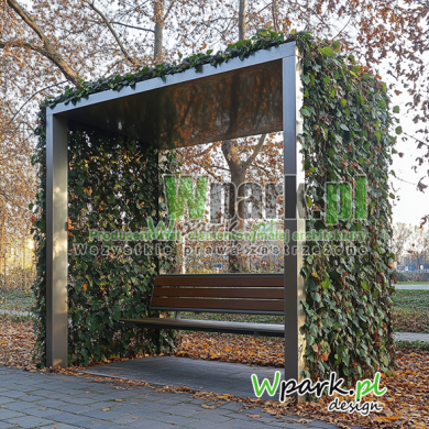 Wiata przystankowa Zielona 01