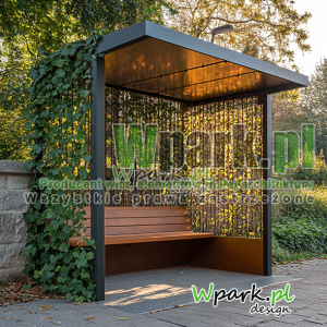 Wiata przystankowa Zielona 02