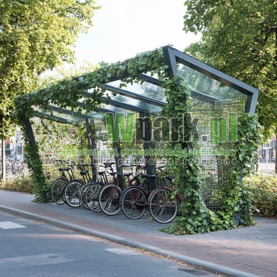 Wiata rowerowa Zielona 01