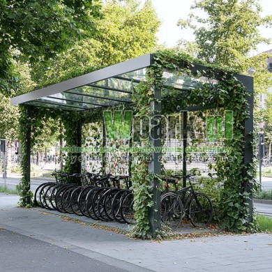 Wiata rowerowa Zielona 02