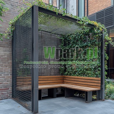 Wiata palarnia Zielona 02